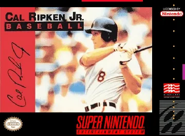 Cal Ripken Jr. Baseball (USA) (Beta) box cover front